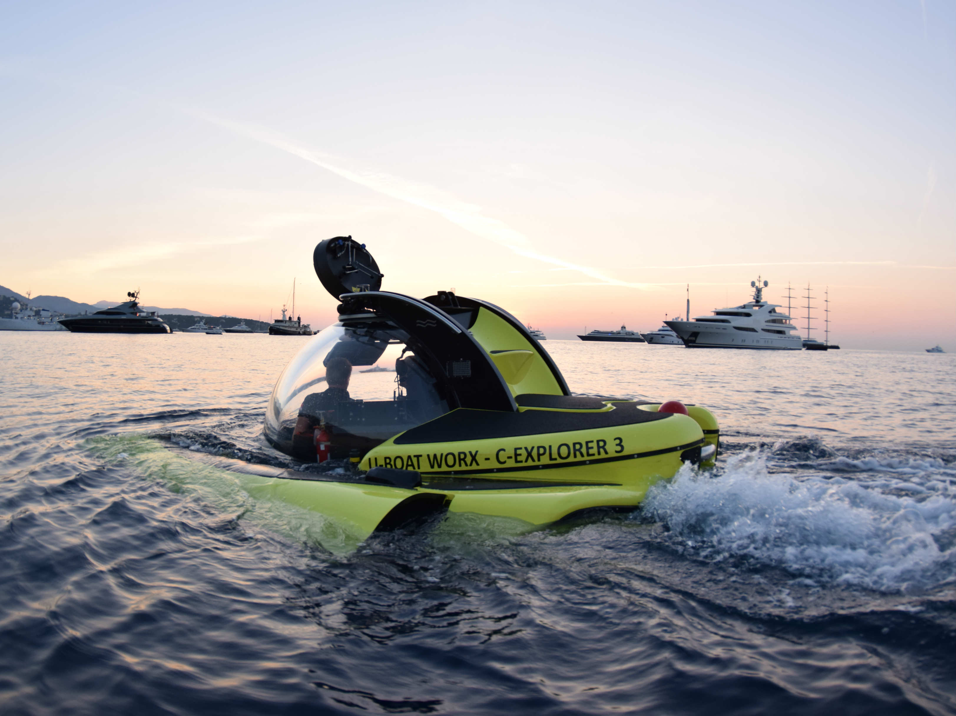 Luxury yacht water toys